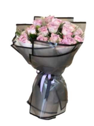 Pink Base - 15 İthal Pembe Gül