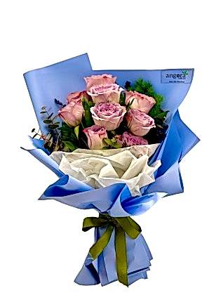 Lily Love - 9 İthal Lila Gül