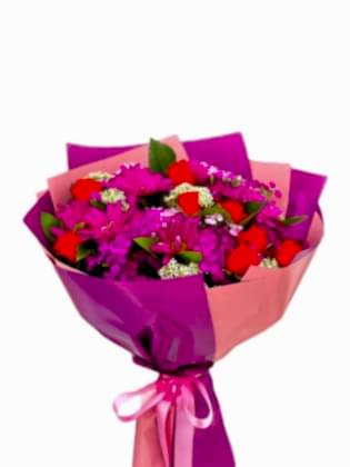 Purple & Orange Dream - Çardak Gülleri ve Kır Çiçekleri