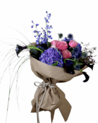 Mystic Violet Ortanca Buketi 